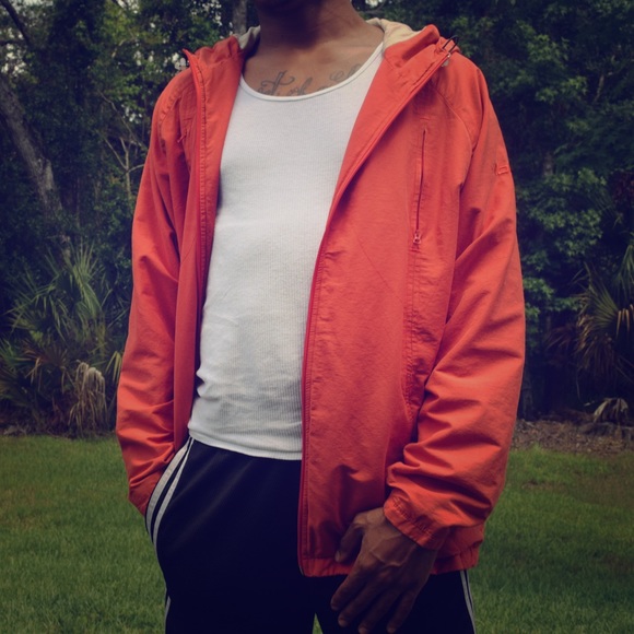 reebok orange jacket